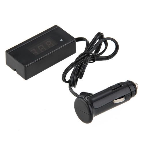 Digital mini led car vehicle system voltmeter voltage gauge volt meter