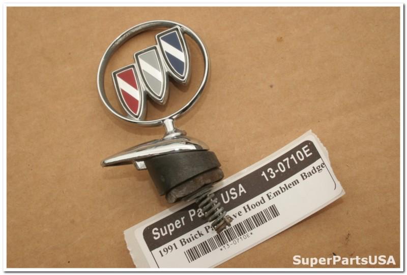 1991 buick park ave hood emblem badge 13-0710e