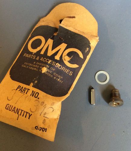 Omc 379312 vintage johnson evinrude needle &amp; seat chrysler