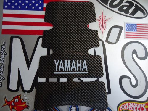 Yamaha fuel gas tank pad protector carbon print by k drive universal fit new!!