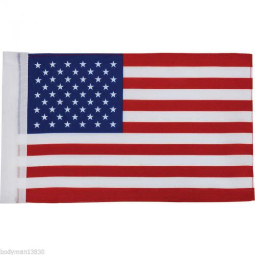 Motorcycle flagpole replacement american flags - usa - 6 pack - 6" x 9"