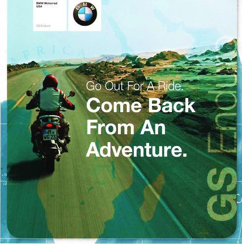 2006 bmw enduro motorcycle brochure -r1200gs adventure-hp2-f650 dakar-bmw