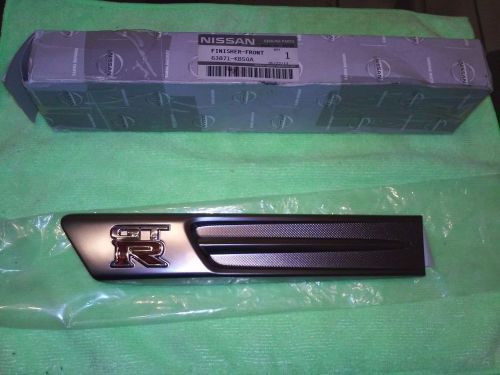 Gtr r35 finisher front fender emblem left 63871-kb50a vr38dett japan