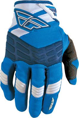 Fly racing f-16 motocross gloves  blue/navy adult sz xs/7 365-51107