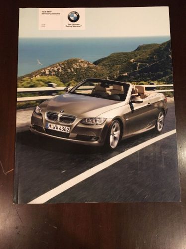 2009 bmw 3 series convertible brochure