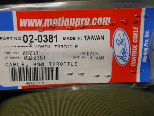 Motion pro vinyl throttle cable honda trx 400ex sportrax 05-06 400x 09 02-0381