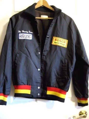 Andy granatelli&#039;s &amp; &#039;bosch&#034; -  nylon racing jacket -  u.s. a.  - size lg - cool!