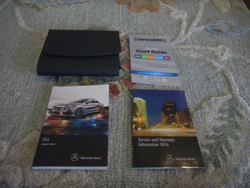 2016 mercedes benz cla250 owners manual set + free shipping