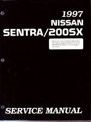 1997 nissan sentra / 200sx factory shop service manual