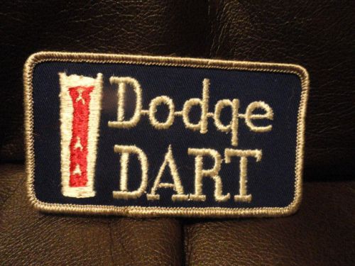 Dodge dart patch - vintage - new - original - auto - 2 1/2 x 4