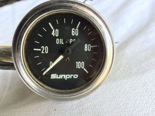 Sunpro oil pressure gauge- classic / vintage series