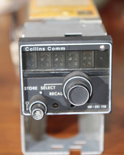 Rockwell collins vhf-251 comm transceiver p/n:622-2078-001