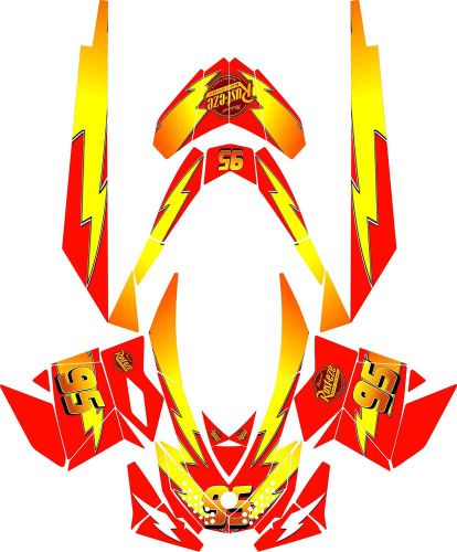 Snowmobile ski doo wrap kit sticker decal rev,xp, xr,xs,xm 03-16 lmac v1 tunnels