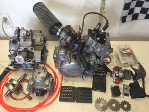 98 honda cr125 shifter kart engine plus spare 02 cr125 engine and many parts