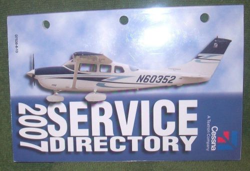 2007 cessna service directory