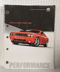 Mopar performance parts catalog 2009