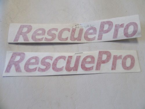 Evinrude rescue pro decal pair (2) 7 9/16&#034; x 1 1/8&#034; marine boat