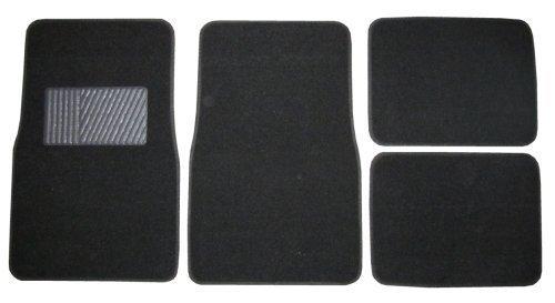 Solid Black Superior Synthetic Leather Seat Covers w/ Black Floor Mats & More #1, US $51.38, image 6