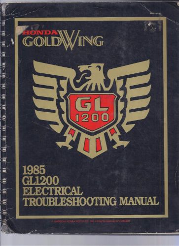 1985 honda gl 1200 goldwing electrical troubleshooting manual