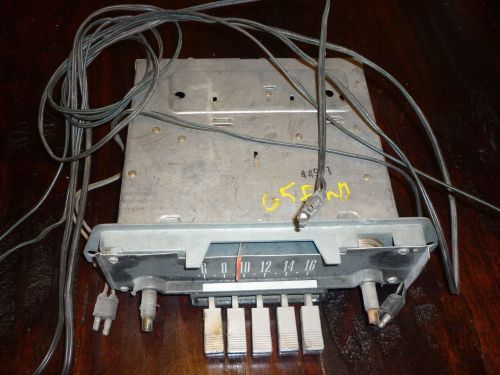 1965 ford ltd galaxie 500 xl custom original radio nice condition speaker cable