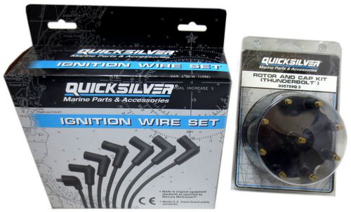 Mercruiser 7.4l, 8.2l ignition wires &amp; distributor kit, 84-816608q61 + 805759q3