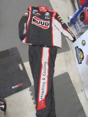 Nascar race used rudd crew fire suit sfi 3-2a/5 nationwide series (#7)