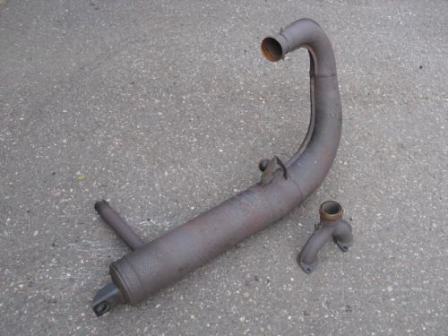Nice 1986-1993 polaris indy trail/sport/etc exhaust system pipe &amp; manifold $64
