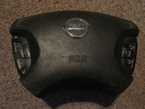 2002 2003 2004 nissan altima drivers wheel air bag airbag oem black