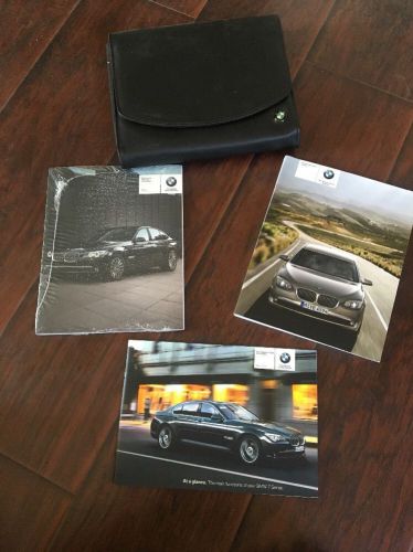 2012 bmw 7 series factory owners manual set and rare v12 case