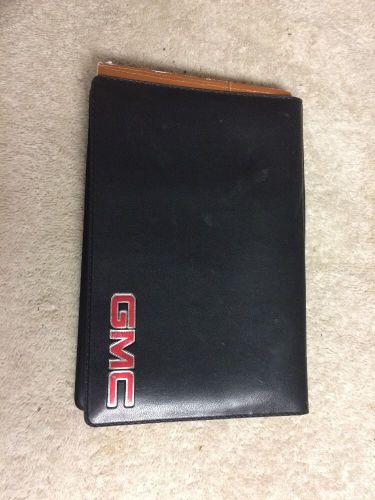 99 1999 gmc jimmy owners manual w case