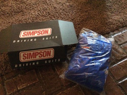 Simpson racing go kart racing suit size xl