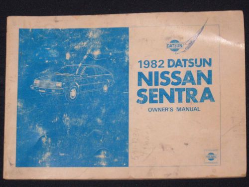 82 original datsun 1982 nissan sentra deluxe xe mpg wagon owners manual guide