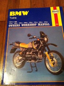 Haynes bmw twins 1970 to 1988 owners workshop manual 473 498 599 649 745 797 898