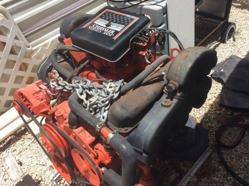 1984 360 chrysler marine engine and transmission complete.