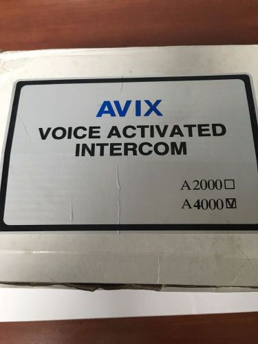 Avix a4000 voice activated intercom