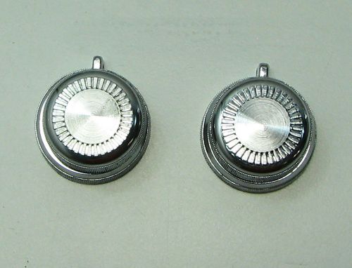71 72 cadillac eldorado radio knob dials chrome 1497001 1497099