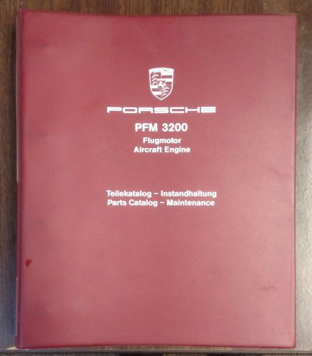 Porche  mooney pfm 32oo aircraft engine parts manual
