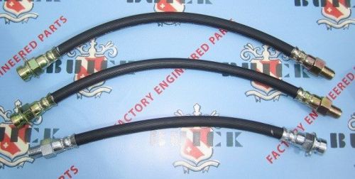 1940-1949 buick brake hose set. front &amp; rear. complete set. bhs409
