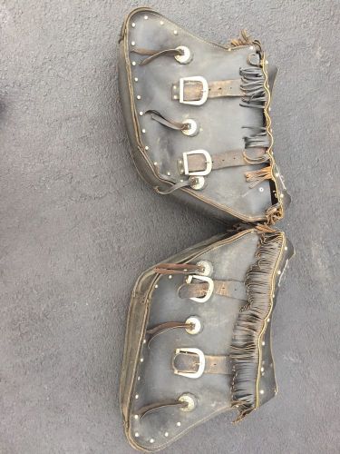 Vintage saddle bags panhead shovelhead knucklehead flathead harley davidson