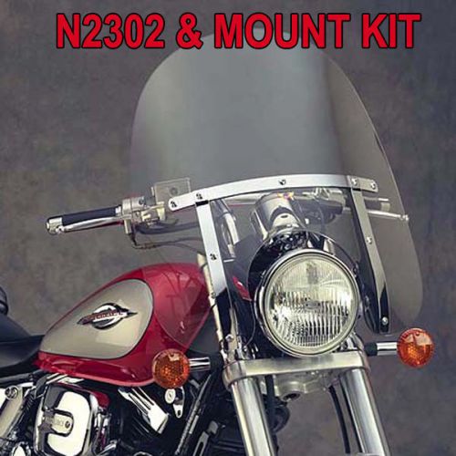 Yamaha xvs1100 v-star 1999-2011 nc dakota 4.5 windshield n2302 &amp; mount kit