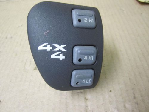 Chevy gmc blazer jimmy s10 s15 98-99 4x4 switch w/ bezel 2hi 4hi 4lo