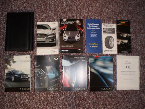 2013 jaguar xj complete car owners manual books navigation guide case all models