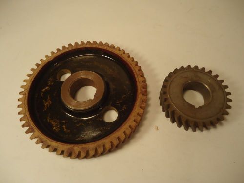 Matched timing gears for 1963 nova 6 cylinder borg-warner #2500 &amp; 2501 nos