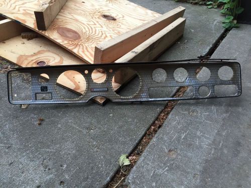 1970 - 81 1979 trans am firebird dash bezel original part aluminum inlay