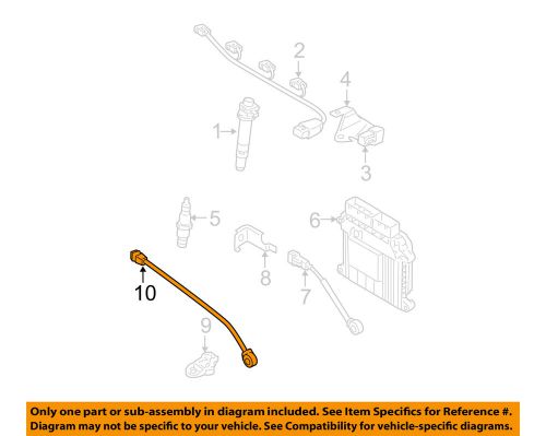 Hyundai oem 2011 accent 1.6l-l4-engine crankshaft position sensor 3918026900