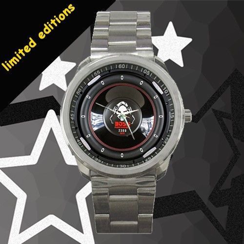 Hot watch!! boss p126dvc car subwoofer audio sport metal watch limited edition