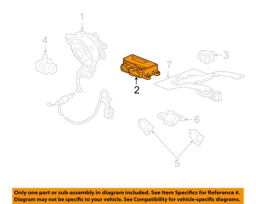 Gm oem supplemental restraint system-control module 13590225