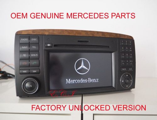 09~12 genuine mercedes unlock ntg2.5 w251 r350 r550 navigation comand 6 cd radio