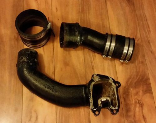 Mercruiser 3.0 exhaust pipe and boot bellow and elbow 42420 42422-1 32-90949
