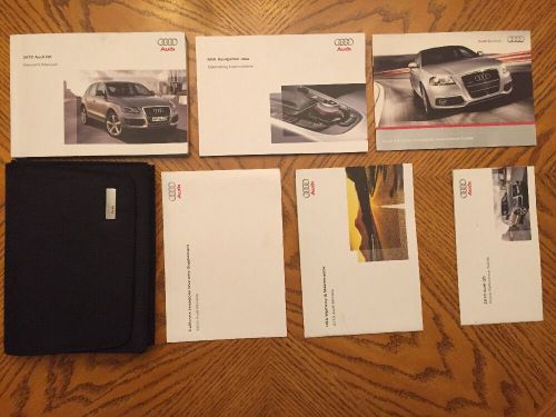 2010 audi q5 with navigation owner&#039;s manuals stock #115